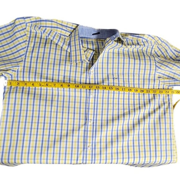 Paul & Shark Yachting Mens Short Sleeve Button Up Shirt, Plaid Size 44 US XXL - Picture 5 of 10